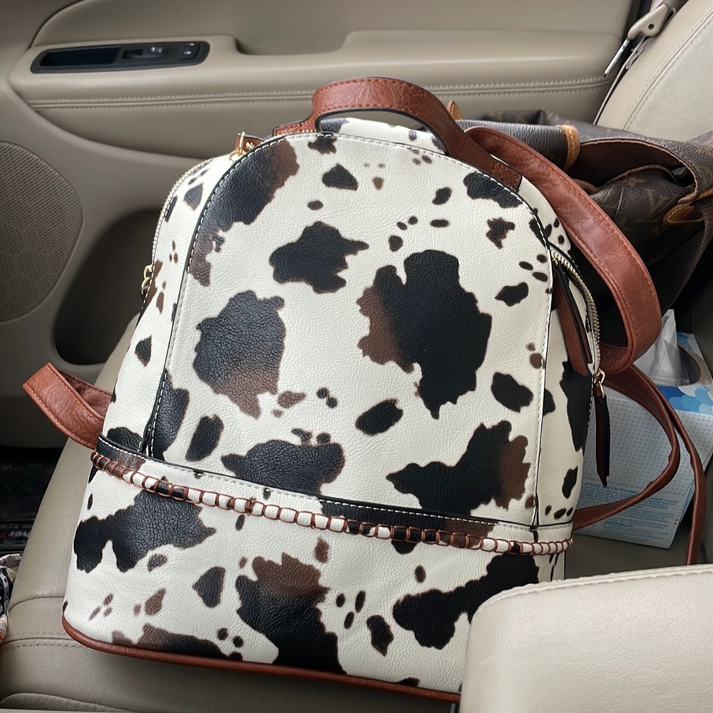 Cow print back back
